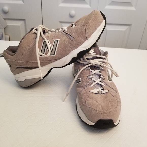 Men's New Balance Tan Suede Leather 608 Cross Training Shoe US  8, EUR 41.5 - Picture 1 of 9